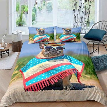 French Bulldog Bed Sheets Spread Comforter Duvet Cover Bedding Sets  Diverse Design and Materials 02