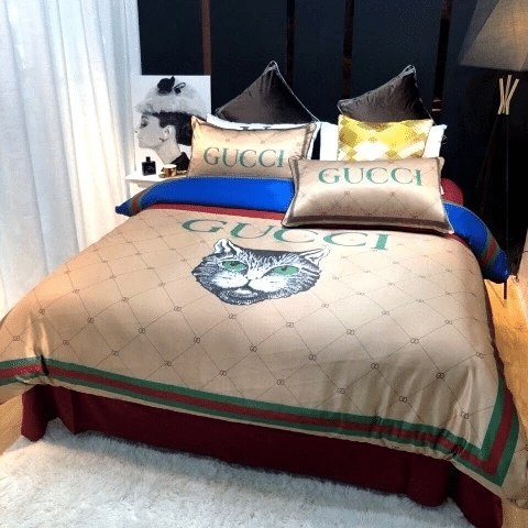 Gc Gucci Luxury Brand Type 14 Bedding Sets Quilt Sets Diverse Design and Materials