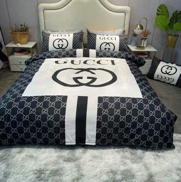 Gc Gucci Luxury Brand Type 146 Bedding Sets Quilt Sets Diverse Design and Materials