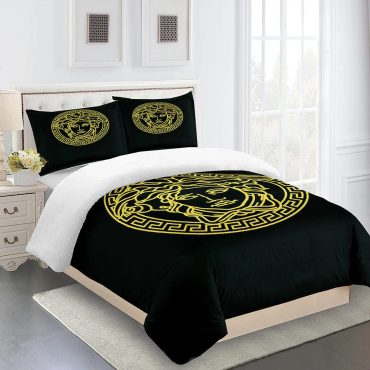Gold And Black Versace Bed Set Diverse Design and Materials