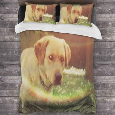 Golden Retriever Dog Sunshine Bedding Set Bed Sheets Spread Comforter Duvet Cover Bedding Sets Diverse Design and Materials