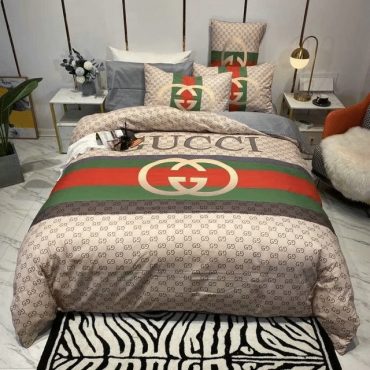 Gucci Bedding 146 3D Printed Bedding Sets Quilt Sets Duvet Diverse Design and Materials