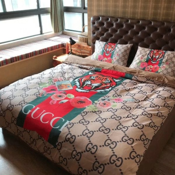 Gucci Bedding 90 Luxury Bedding Sets Quilt Sets Duvet Cover Diverse Design and Materials