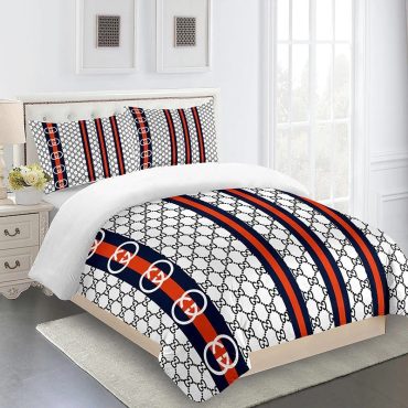 Gucci Bedding Set Red Black Luxury Bed Sheets Diverse Design and Materials