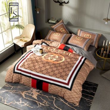 Gucci Bedding Sets Duvet Cover Luxury Brand Bedroom Sets Diverse Design and Materials