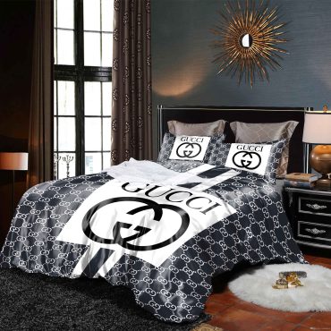 Gucci Logo Bedding Set Duvet Cover Bedding Set Bedroom Decor Diverse Design and Materials