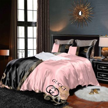 Gucci Logo Brands Bedding Set Duvet Cover Luxury Brand Bedding Sets Home Decor Diverse Design and Materials