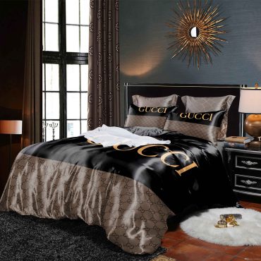 Gucci Luxury Brand High End Premium Bedding Set Duvet Cover Comfortable Bedding Set Home Decor Diverse Design and Materials
