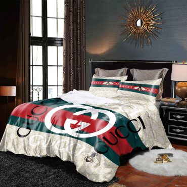 Gucci inspired Bedding Set Duvet Cover Comfortable Bedding Set Bedroom Decor Diverse Design and Materials
