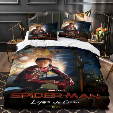 Marvel Spiderman 3D Avengers Spider-Man Superhero  Bedding Set Duvet Covers Bed Sheets Sets  Twin Full Queen King Size Diverse Design and Materials