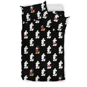 Mickey Black Bedroom Duvet Cover Bedding Sets Diverse Design and Materials