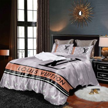 New Louis Vuitton Bedding Set Duvet Cover Bedding Set For Bedroom Diverse Design and Materials