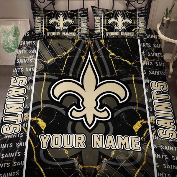 New Orleans Saints Duvet Cover Bedding Set Comfortable Bedding Set Diverse Design and Materials