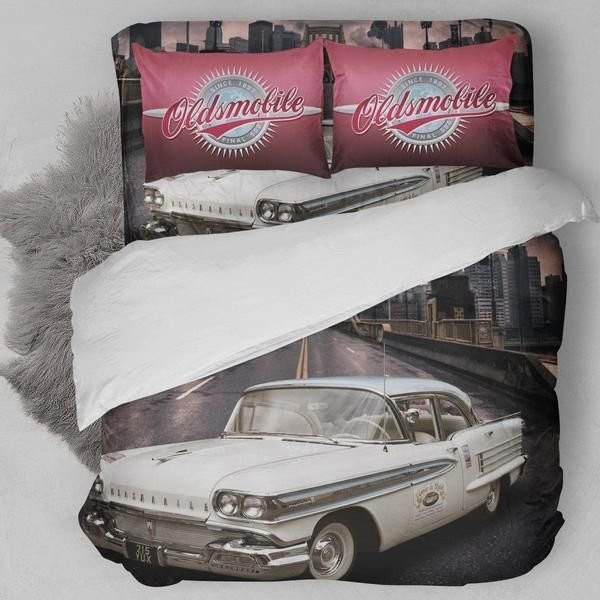 Oldsmobile 1958 Bedding Set Bed Sheets Spread Comforter Duvet Cover Diverse Design and Materials