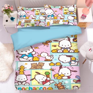 Pachacco Pochacco Pocha Pocha Chubby 1 Duvet Cover Pillowcase Bedding Diverse Design and Materials