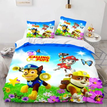 Paw Patrol Cosplay Bedding Sets Duvet Covers Comforter Bed Sheets Diverse Design and Materials