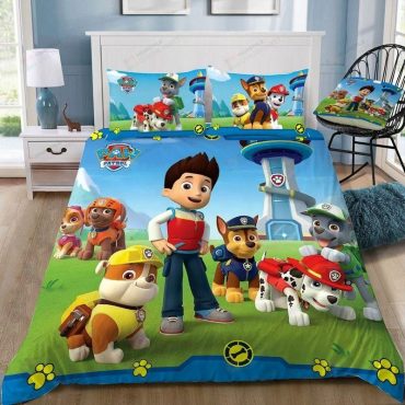 Paw Patrol Gang Duvet Cover Bedding Set Diverse Design and Materials