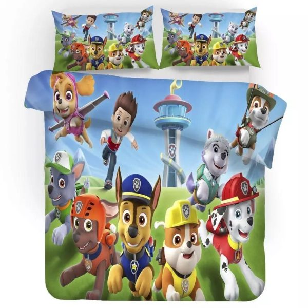 Paw Patrol Marshall 7 Duvet Cover Quilt Cover Pillowcase Bedding Diverse Design and Materials