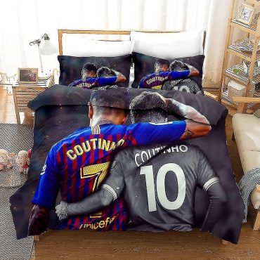 Philippe Coutinho 3d Digital Print Football Fan Bedding Set Three Diverse Design and Materials