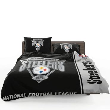 Pittsburgh Steelers Custom Bedding Sets Rugby Team Cover Set Set Diverse Design and Materials