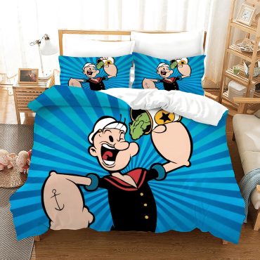 Popeye The Sailor 10 Duvet Cover Pillowcase Bedding Sets Home Diverse Design and Materials