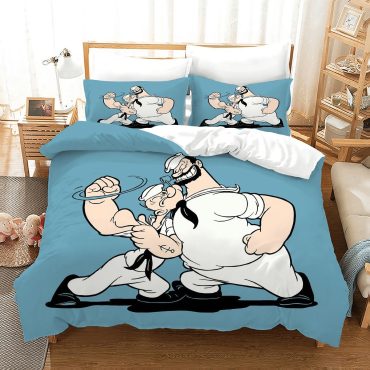 Popeye The Sailor 5 Duvet Cover Quilt Cover Pillowcase Bedding Diverse Design and Materials