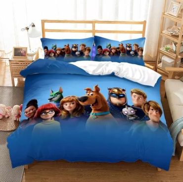 Scooby Doo 8 Duvet Cover Pillowcase Bedding Sets Home Bedroom Diverse Design and Materials