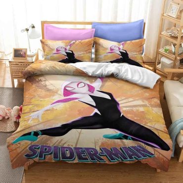 Spiderman Avengers Spider-Man Superhero  Bedding Set Duvet Covers Bed Sheets Sets  Twin Full Queen King Size Diverse Design and Materials 12