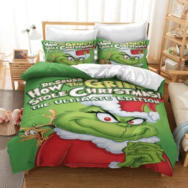 The Grinch Bedding Luxury Bedding Sets Quilt Sets Duvet Cover Diverse Design and Materials 02