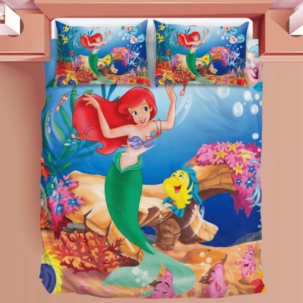 The Little Mermaid Duvet Mermaid Bedding Sets Comfortable Gift Quilt Diverse Design and Materials