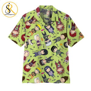 Anime Naruto Chibi Characters Hawaii Shirt Anime Shirt for Men Women SeratyArt