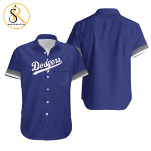 Beach Shirt Los Angeles Dodgers Royal Jersey Inspired Style Hawaiian Shirt Aloha Shirt for Men Women SeratyArt