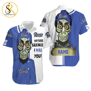 Beach Shirt Los Angeles Rams Haters I Kill You 3D Hawaiian Shirt Aloha Shirt for Men Women SeratyArt