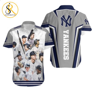 Beach Shirt New York Yankees Players Hawaiian Shirt Aloha Shirt for Men Women SeratyArt