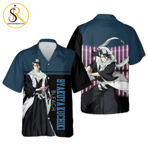 Byakuya Kuchiki Hawaiian Shirt Bleach Anime Shirt for Men Women SeratyArt