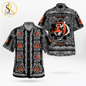 CB Bandana Pattern Outfit Aloha Shirt For Men Women SeratyArt