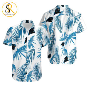 Carolina Panthers Flower Short Sleeve Hawaiian Shirt Aloha Shirt for Men Women SeratyArt