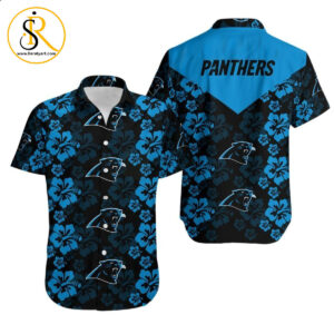 Carolina Panthers Flowers Hawaii Shirt for Men Women SeratyArt