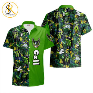 Cell Hawaiian Shirts Custom Anime Merch Clothes for Men Women SeratyArt
