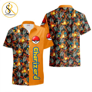 Charizard Hawaiian Shirts Custom Anime Merch Clothes for Men Women SeratyArt
