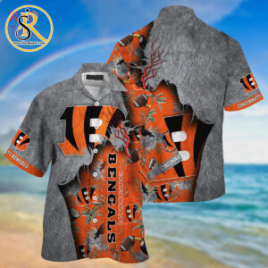 Cincinnati Bengals NFL Toucan Floral Hawaiian Shirt Hot Summer Aloha Shirt For Men Women SeratyArt