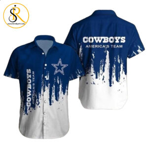 Dallas Cowboys Button Hawaiian Shirt Aloha Shirt for Men Women SeratyArt