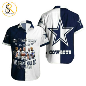Dallas Cowboys Mens Button Up Hawaiian Shirts Summer Casual Blouses Football 2 SeratyArt