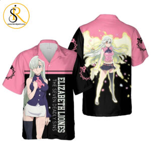 Elizabeth Liones Hawaiian Shirt The Seven Deadly Sins Anime Shirt for Men Women SeratyArt