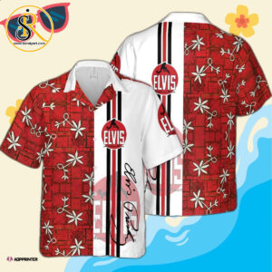Elvis Presley Signature The King Trending Hawaiian Shirt SeratyArt