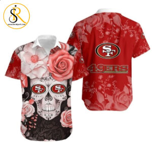 Gift For Husband Gift For Dad San Francisco 49Ers Skull Hawaiian Shirt Aloha Shirt for Men Women Mh74 SeratyArt