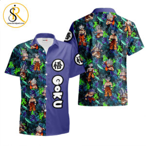 Goku Ultra Instinct Hawaiian Shirts Custom Anime Merch Clothes for Men Women SeratyArt