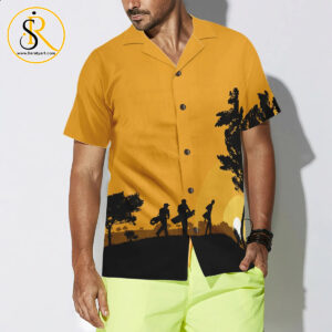 Golfers At Dusk Hawaiian Shirt Aloha Shirt For Men and Women SeratyArt