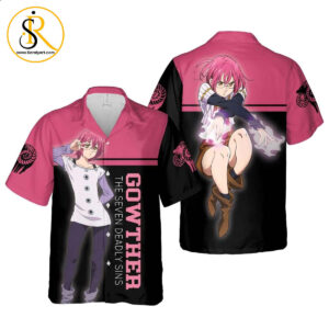 Gowther Goats Sin of Lust Hawaiian Shirt The Seven Deadly Sins Anime Shirt for Men Women SeratyArt