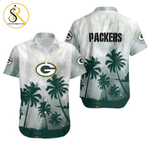 Green Bay Packers Coconut Trees NFL Gift For Fan Hawaiian Shirt Aloha Shirt for Men Women SeratyArt